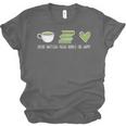 Drink Matcha Read Books Be Happy Book Lover Matcha Tea Lover Unisex Jersey T-Shirt Drink Matcha Read Books Be Happy Book Lover Matcha Tea Lover Unisex Jersey T-Shirt