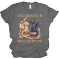 Easily Distracted By Books & Dragons Librarian Book Lover Unisex Jersey T-Shirt Easily Distracted By Books & Dragons Librarian Book Lover Unisex Jersey T-Shirt