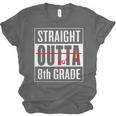 Eighth Grade Graduation Shirt Straight Outta 8th Grade Unisex Jersey T-Shirt