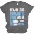 I Enjoy Long Romantic Walks To My Fridge Introvert Unisex Jersey T-Shirt