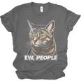 Ew People Cat Tabby Cat Antisocial Grumpy Introvert Unisex Jersey T-Shirt Ew People Cat Tabby Cat Antisocial Grumpy Introvert Unisex Jersey T-Shirt