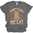 Excuse For Introverts My Cat Doesnt Like You Cat Unisex Jersey T-Shirt