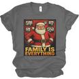 Family Christmas Retro Santa Holiday Nostalgia Vibes Unisex Jersey T-Shirt
