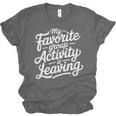 My Favorite Group Activity Is Leaving Introvert Social Unisex Jersey T-Shirt My Favorite Group Activity Is Leaving Introvert Social Unisex Jersey T-Shirt