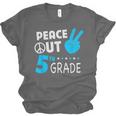 Fifth Grade Graduation Peace Out 5th Grade Boys Unisex Jersey T-Shirt