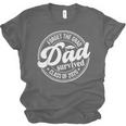 Forget The Grad Dad Survived Class Of 2026 Senior Graduation Unisex Jersey T-Shirt