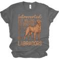 Fox Red Labrador Retriever Introvert Foxred Lab Unisex Jersey T-Shirt Fox Red Labrador Retriever Introvert Foxred Lab Unisex Jersey T-Shirt