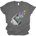 Frutiger Aero Aesthetic Tech Computer Aquarium Fishes Unisex Jersey T-Shirt