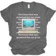 Frutiger Aero Aesthetic Tech The Future That Was Promised Unisex Jersey T-Shirt Frutiger Aero Aesthetic Tech The Future That Was Promised Unisex Jersey T-Shirt