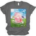 Frutiger Aero Aesthetic Tech Kawaii Strawberry Milk Fishes Unisex Jersey T-Shirt Frutiger Aero Aesthetic Tech Kawaii Strawberry Milk Fishes Unisex Jersey T-Shirt