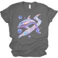 Frutiger Aero Y2K Chrome Dolphin Unisex Jersey T-Shirt