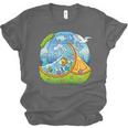 Frutiger Aero Y2K Fashion Trends Statement Piece Tech Orange Unisex Jersey T-Shirt