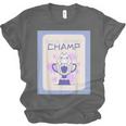Fun Cute Introvert Cat Character Trophy For Men Women Unisex Jersey T-Shirt