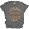 Game Over Class Of 2021 Senior 21 Graduation Video Gamer Unisex Jersey T-Shirt