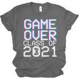 Game Over Class Of 2021 Video Games Graduation Gamer Unisex Jersey T-Shirt