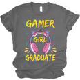 Gamer Girl Graduate Shirt Girls Kids Gamer Graduation Unisex Jersey T-Shirt