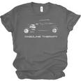 Gasoline Therapy Automotive Nostalgia Vintage Hotrod Car Unisex Jersey T-Shirt