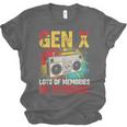 Gen X Lots Of Memories No Evidence Retro Nostalgia Humor Unisex Jersey T-Shirt