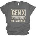Gen X Lots Of Memories No Evidence Retro Nostalgia Unisex Jersey T-Shirt