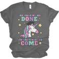 Girls 3rd Grade Graduation Magical Unicorn Unisex Jersey T-Shirt