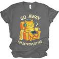 Go Away I'm Introverting Cat Coffee Headphones Unisex Jersey T-Shirt Go Away I'm Introverting Cat Coffee Headphones Unisex Jersey T-Shirt