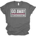 Go Away I'm Introverting Introverts Introverted Person Unisex Jersey T-Shirt Go Away I'm Introverting Introverts Introverted Person Unisex Jersey T-Shirt