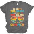 Goodbye 2nd Grade Graduation To 3rd Grade Hello Summer Kids Unisex Jersey T-Shirt