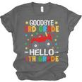 Goodbye 3rd Grade Hello 4th Grade Graduation 2024 Unisex Jersey T-Shirt