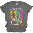 Goodbye Kinder Garten Hello 1st Grade Graduation 2024 Unisex Jersey T-Shirt