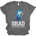 Grad Class Of 2025 Boys Shark Graduation Graduated Unisex Jersey T-Shirt