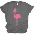 Graduate Cute Pink Flamingo Graduation Unisex Jersey T-Shirt