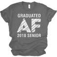 Graduated AF 2018 Senior Graduation Shirt Unisex Jersey T-Shirt