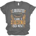 I Graduated Can I Go Back To Bed Now Graduation Grad Student Unisex Jersey T-Shirt