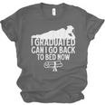 I Graduated Can I Go Back To Bed Now Graduation Men Unisex Jersey T-Shirt