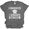 I Graduated I Survived High School Graduation Unisex Jersey T-Shirt