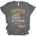Graduation Class Of 2026 My Last First Day Of School Senior Unisex Jersey T-Shirt