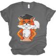 Graduation Fox School Bachelor Master Doctor Study Unisex Jersey T-Shirt
