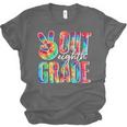 Graduation Peace Sign Out Eighth Grade Tie Dye Hippie Unisex Jersey T-Shirt