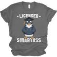Graduation Penguin Licensed Smartass Graduate Unisex Jersey T-Shirt
