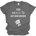Graduation Pregnancy Announcement Shirt For Expectant Women Unisex Jersey T-Shirt