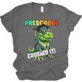 Graduation Preschool DinosaurRex Crushed It Boys Grad Unisex Jersey T-Shirt