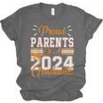 Graduation Proud Parents Of a 2024 Graduate For Mom And Dad Unisex Jersey T-Shirt
