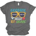 Graduation Shirt Goodbye Kindergarten Hello 1st Grade School Unisex Jersey T-Shirt