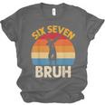 Graduation Six Seven Bruh Dabbing 67 Meme 6 7 Boys Kids Unisex Jersey T-Shirt