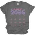 Grow With Me Graduation First Day Of School Class Of 2036 Unisex Jersey T-Shirt