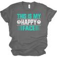 This Is My Happy Face Introvert Unisex Jersey T-Shirt This Is My Happy Face Introvert Unisex Jersey T-Shirt