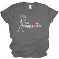 This Is My Happy Face List Christmas Introvert Unisex Jersey T-Shirt This Is My Happy Face List Christmas Introvert Unisex Jersey T-Shirt