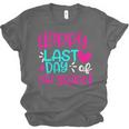 Happy Last Day Of Fifth 5th Grade Teacher Student Graduation Unisex Jersey T-Shirt
