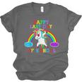 Happy Last Day Of School Teacher Student Graduation Unicorn Unisex Jersey T-Shirt