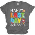 Happy Last Day Of School Teacher Student Graduation Unisex Jersey T-Shirt
